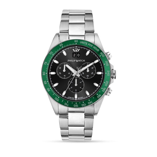 PHILIP WATCH R8273607010 Chronograph Armbanduhr 42 mm Silber ansicht-2