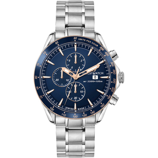 PHILIP WATCH R8273995006 Chronograph Armbanduhr 44 mm Silber ansicht-2