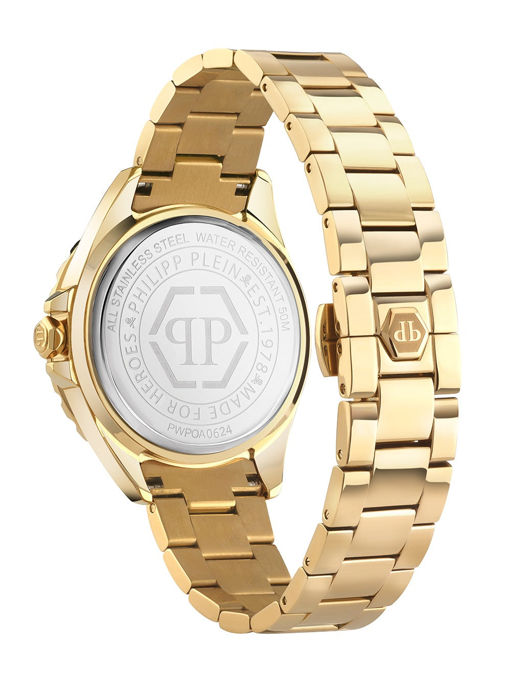 PHILIPP PLEIN PWPOA0624 Analoguhr Armbanduhr 46 mm