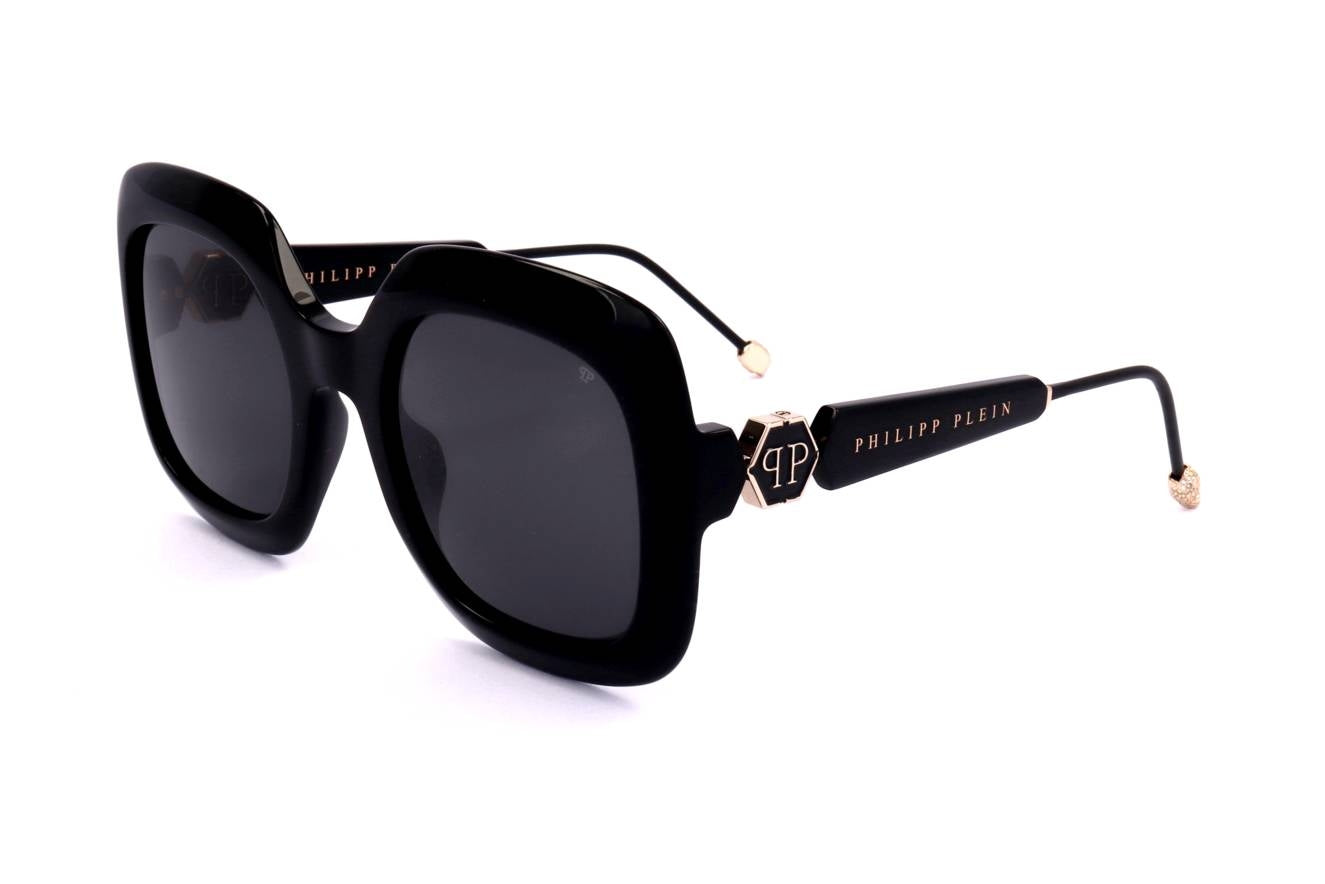 PHILIPP PLEIN SUNGLASSES SPP065S SHINY NIGHT BLUE SPP065S-0700 55-16-145 Sonnenbrille Blau ansicht-2