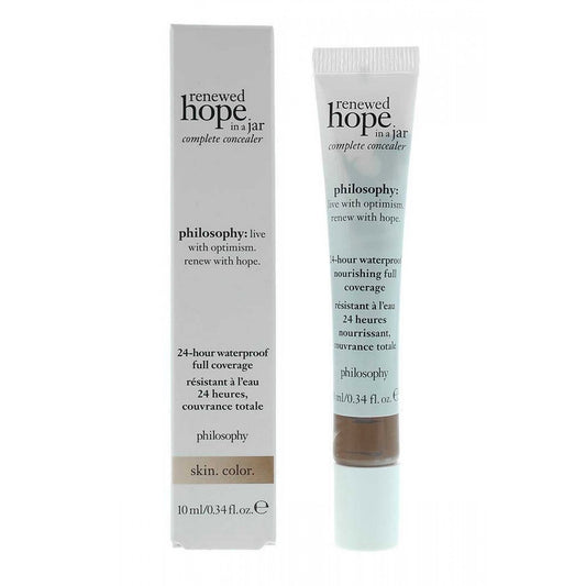 Philosophy Philosophy, Renewed Hope In A Jar, Wasserdicht, Vollständige Abdeckung, Flüssig-Concealer, 9,5, Kakao, 10 ml Regul
