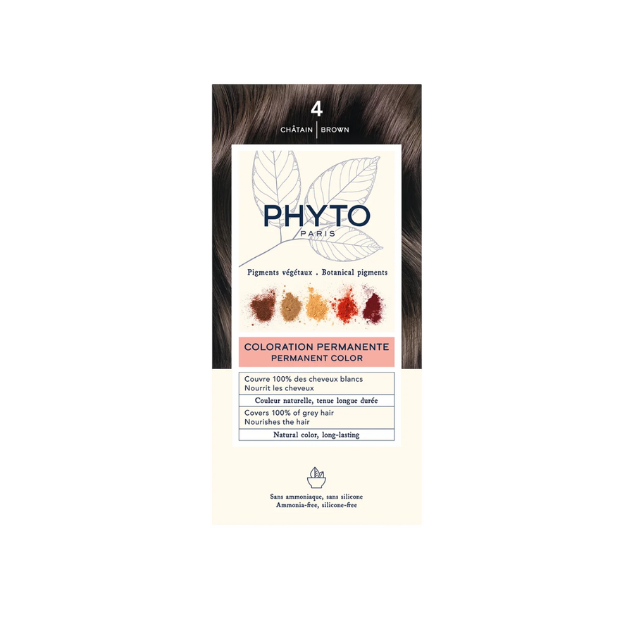 Phyto Phytocolor permanente Haarfarbe 4 Brown 50 ml