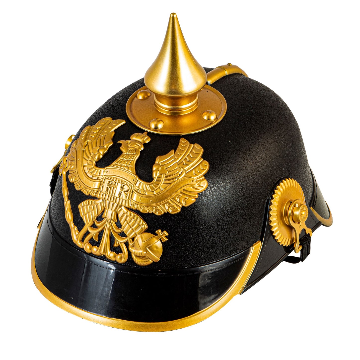 "PICKELHAUBE" aus Hartplastik – Vorderansicht