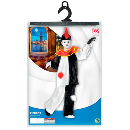 "PIERROT" (Coat mit Kragen, Hose, Hut) – Detailansicht