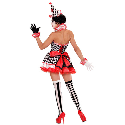 "PIERROT GIRL" (Kleid, Halskrause, Manschetten, Minihut) – Ansicht 3
