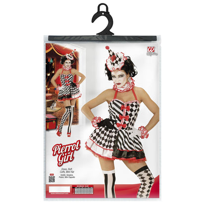 "PIERROT GIRL" (Kleid, Halskrause, Manschetten, Minihut) – Ansicht 4