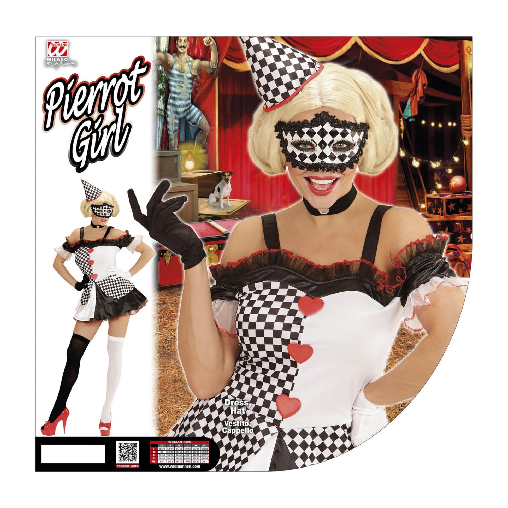 "PIERROT GIRL" (Kleid, Hut) – Ansicht 4