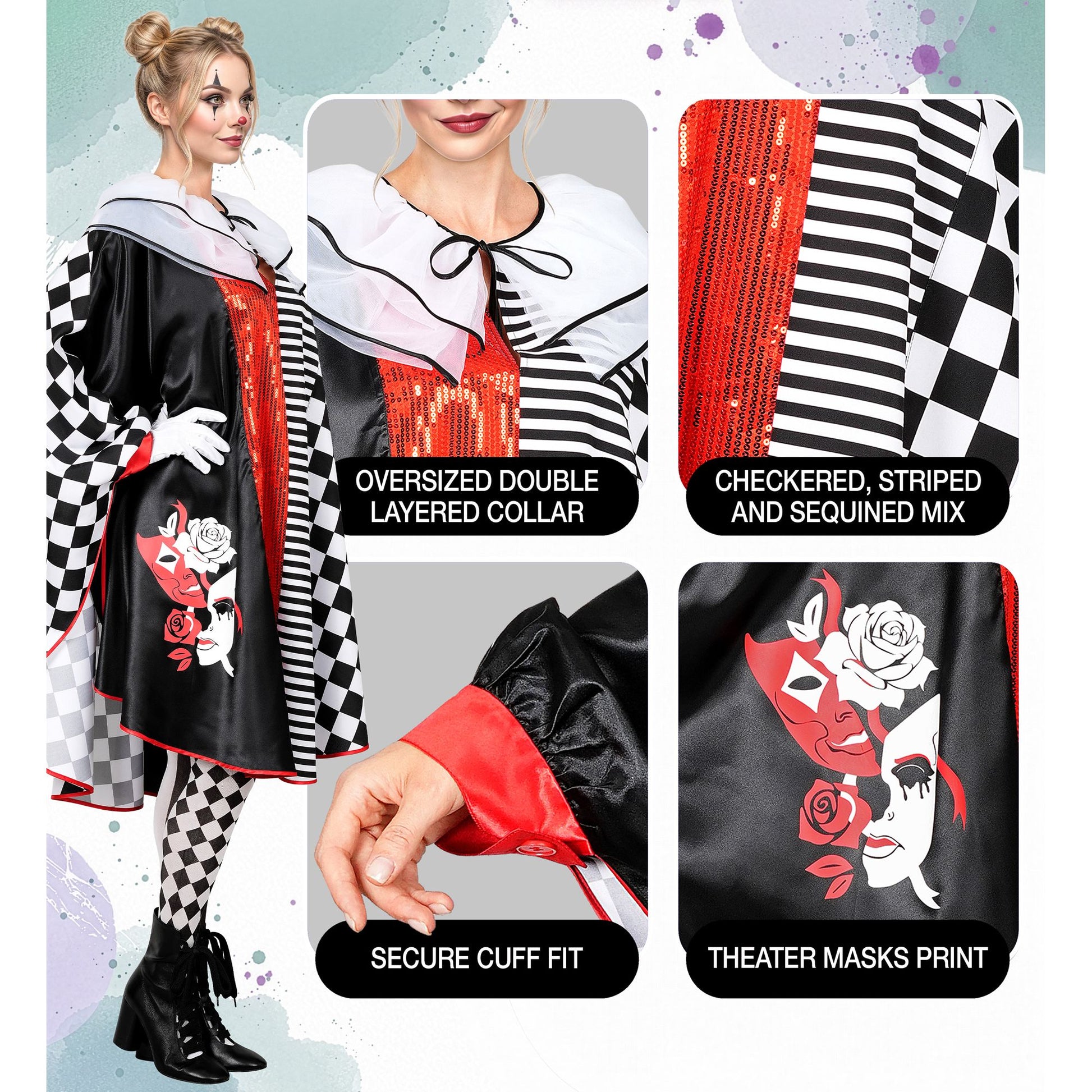 "PIERROT PONCHO" – Ansicht 4