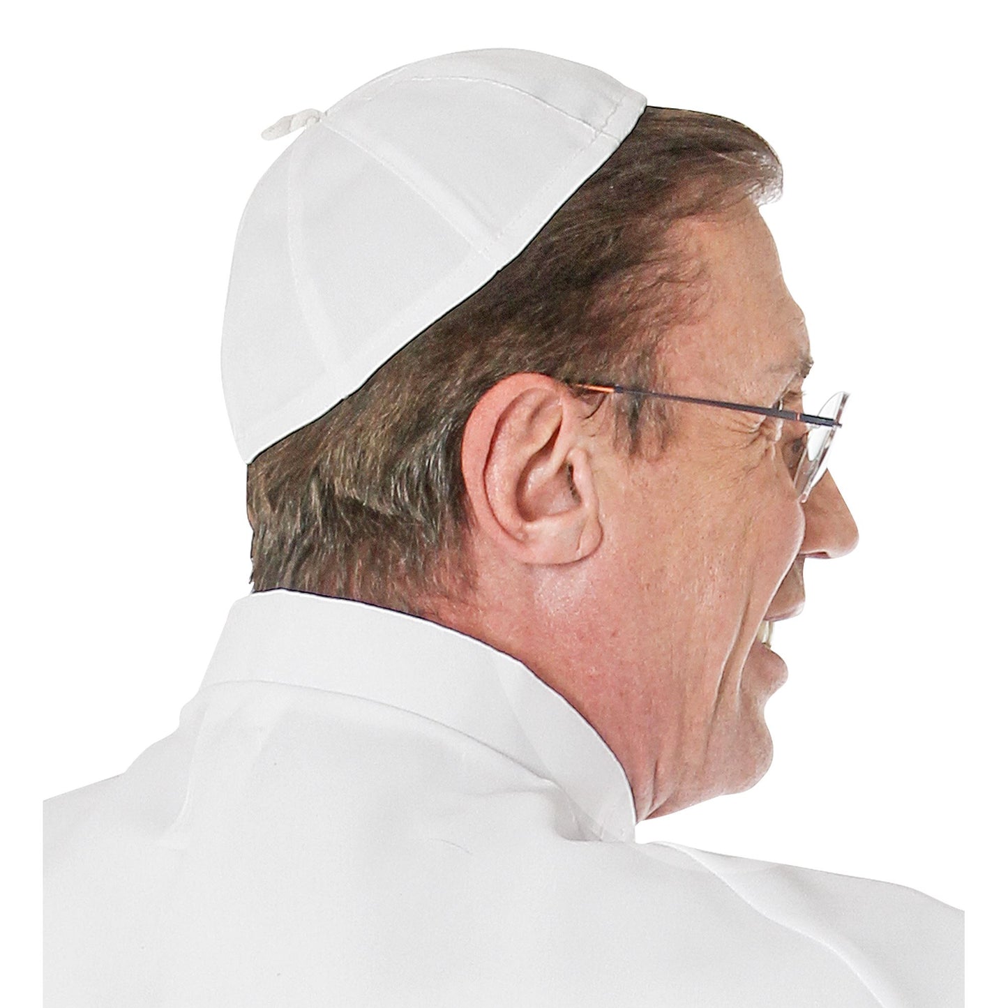 "PILEOLUS / PAPSTMÜTZE" – Vorderansicht