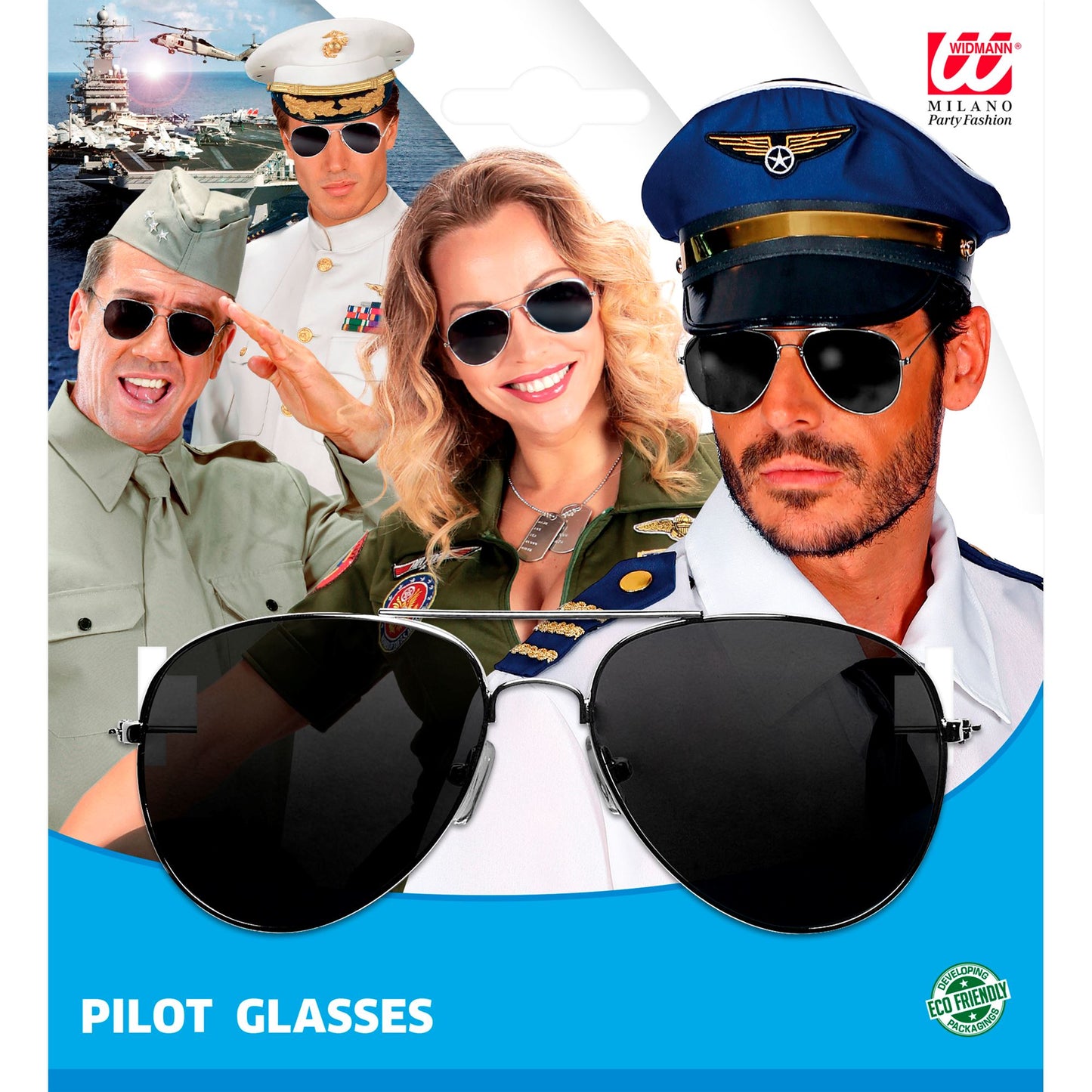 "PILOTENBRILLE" mit getönten Gläsern – Detailansicht