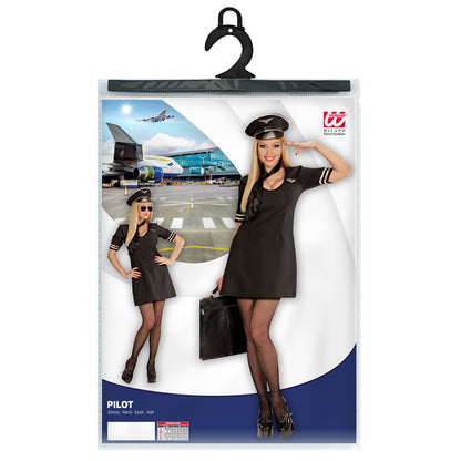 "PILOTIN" (Kleid, Halstuch, Mütze) – Ansicht 5