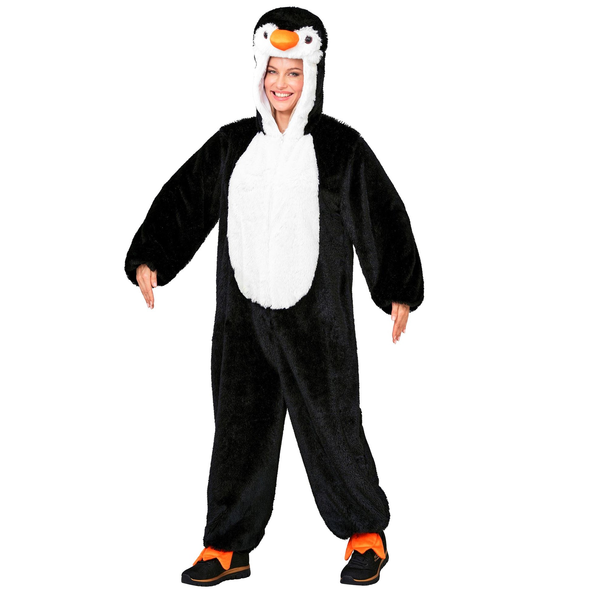 "PINGUIN EXTRA WEICHES PLÜSCHKOSTÜM" (Overall mit Kapuze) – Ansicht 3
