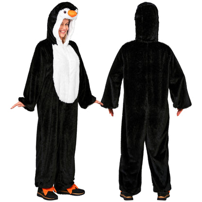 "PINGUIN EXTRA WEICHES PLÜSCHKOSTÜM" (Overall mit Kapuze) – Ansicht 4
