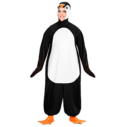"PINGUIN" (Kostüm, Kopfbedeckung mit Maske, Pfoten) – Detailansicht