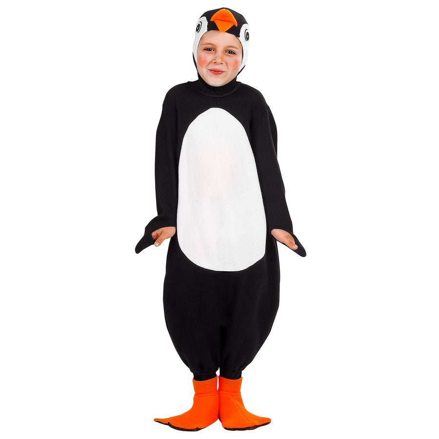 "PINGUIN" (Kostüm, Kopfbedeckung, Pfoten) – Vorderansicht