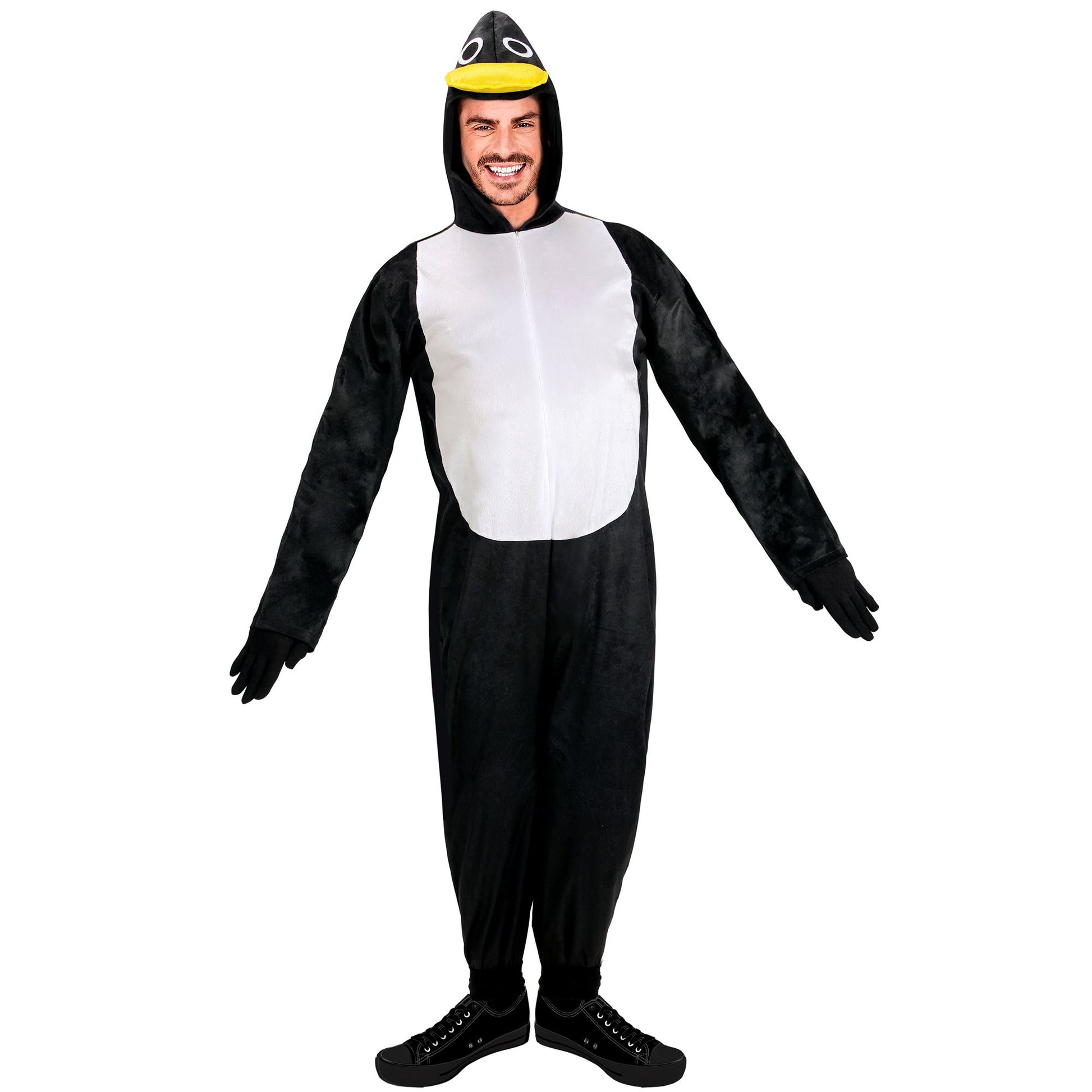 "PINGUIN" (Overall mit Kapuze und Kopfbeckung) – Detailansicht