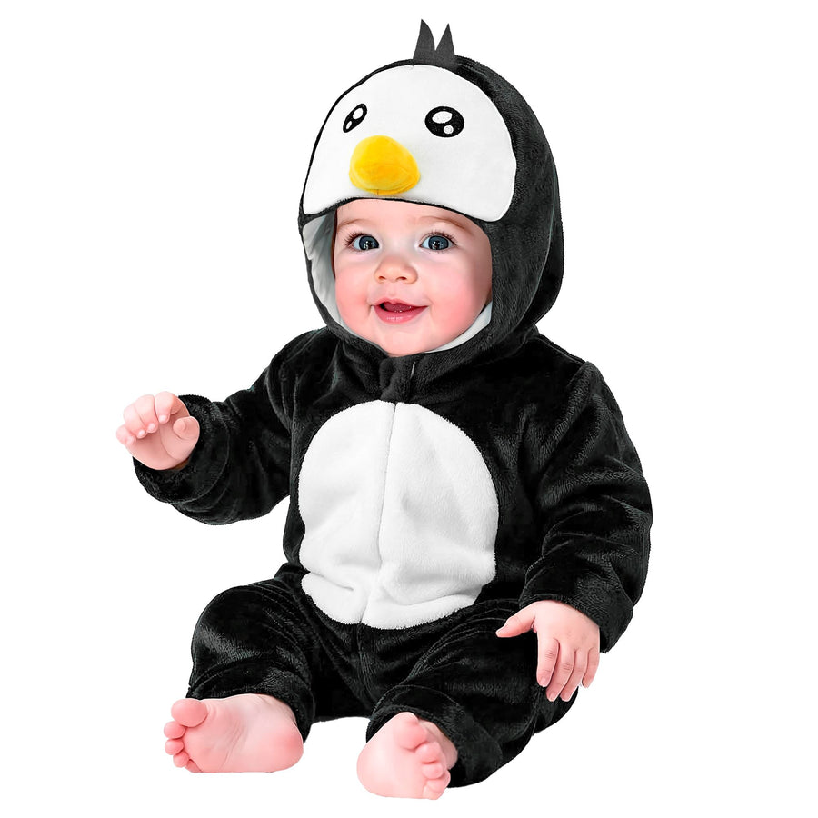 "PINGUIN SAMT PLÜSCHKOSTÜM" (Overall mit Kapuze) – Detailansicht