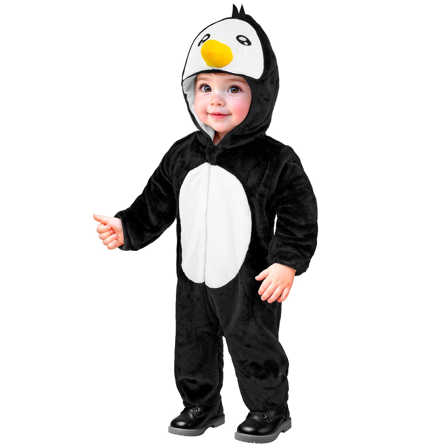 "PINGUIN SAMT PLÜSCHKOSTÜM" (Overall mit Kapuze) – Ansicht 3