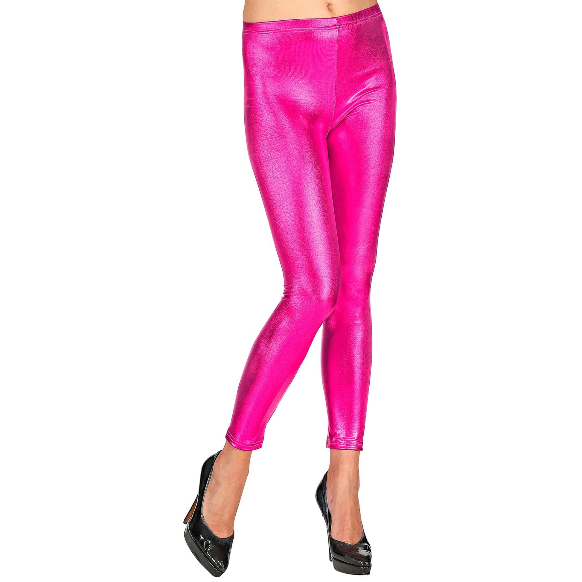 "PINK METALLIC LEGGINGS" – Vorderansicht