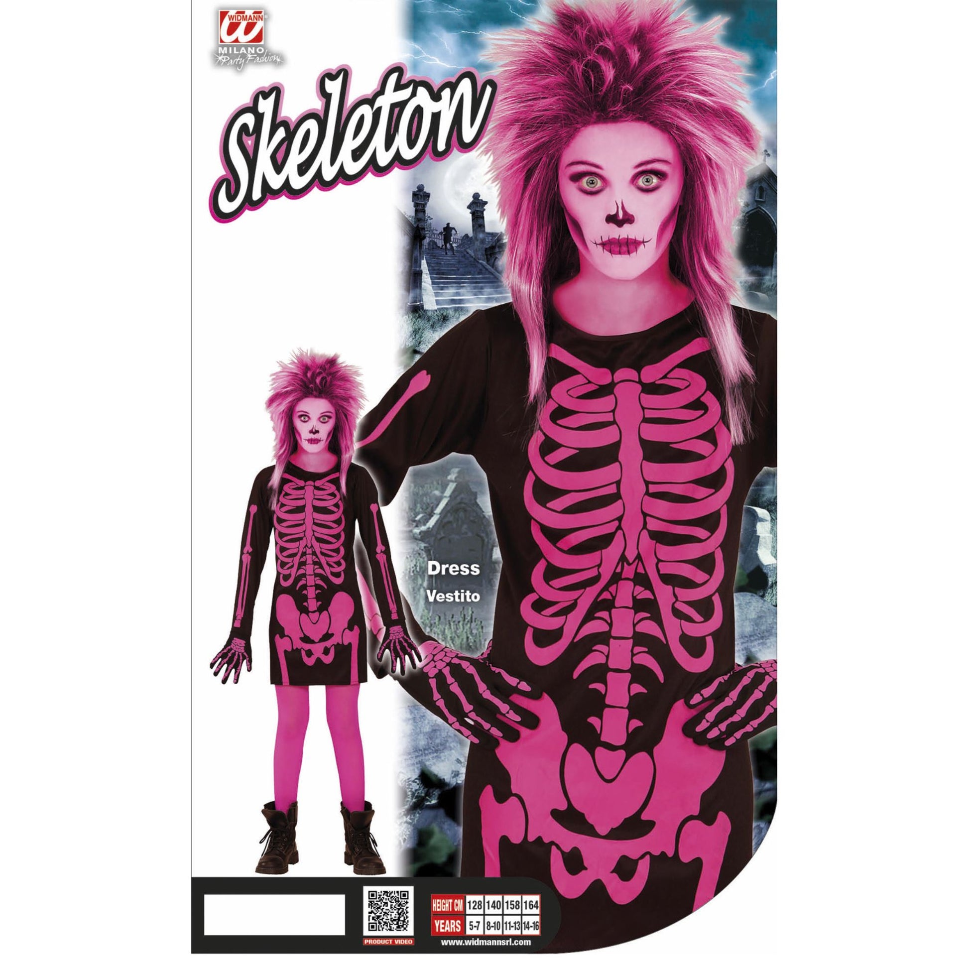 "PINK SKELETT" (Kleid) – Ansicht 4