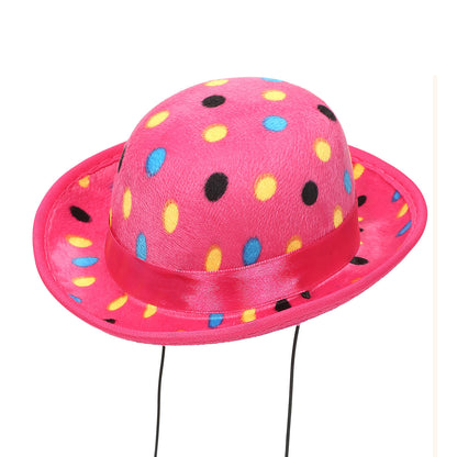 "PINKE GEPUNKTETE MELONE" aus Samt – Vorderansicht
