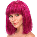 "PINKE GLITZY PERÜCKE" in box – Vorderansicht