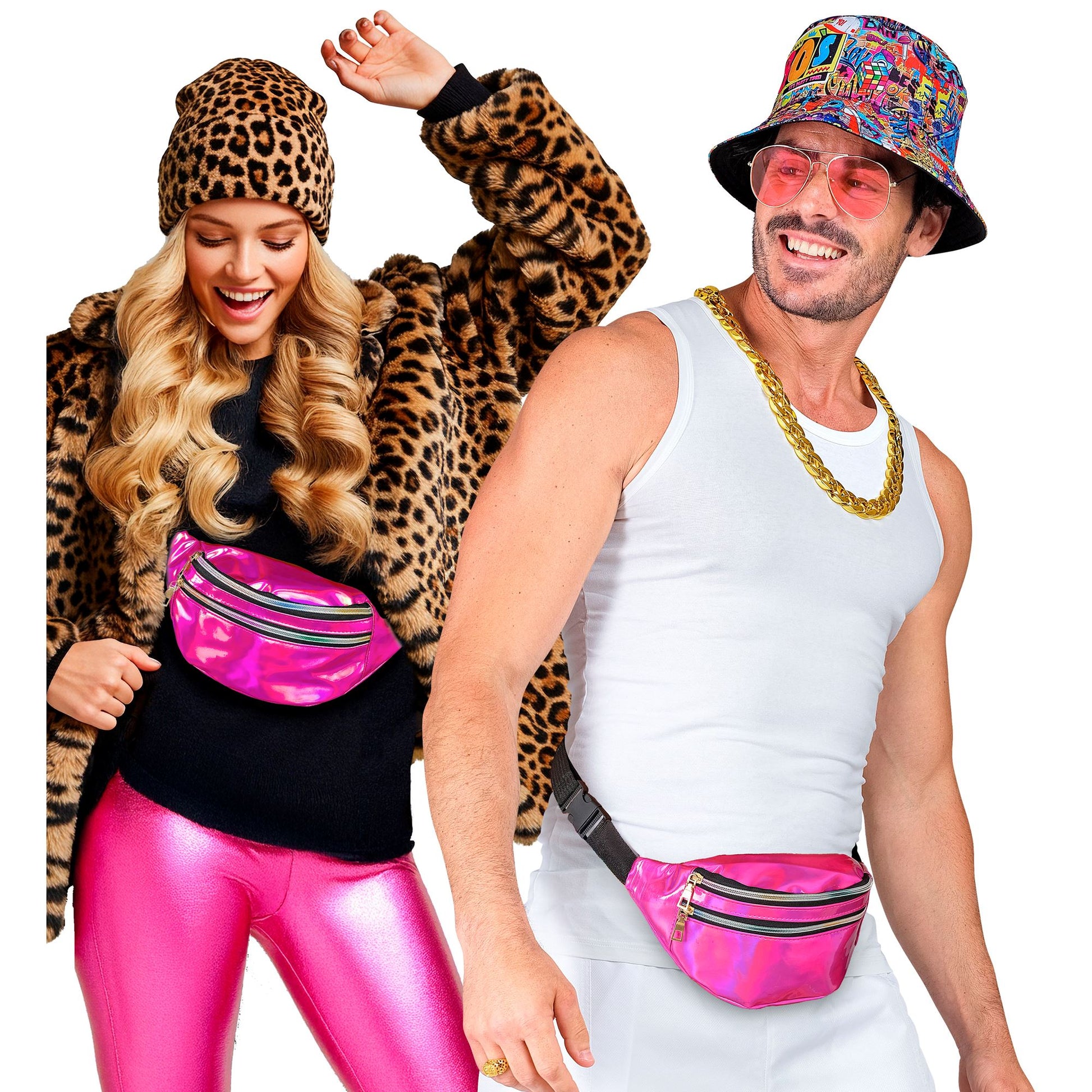 "PINKE HOLOGRAFISCHE GÜRTELTASCHE" – Ansicht 4