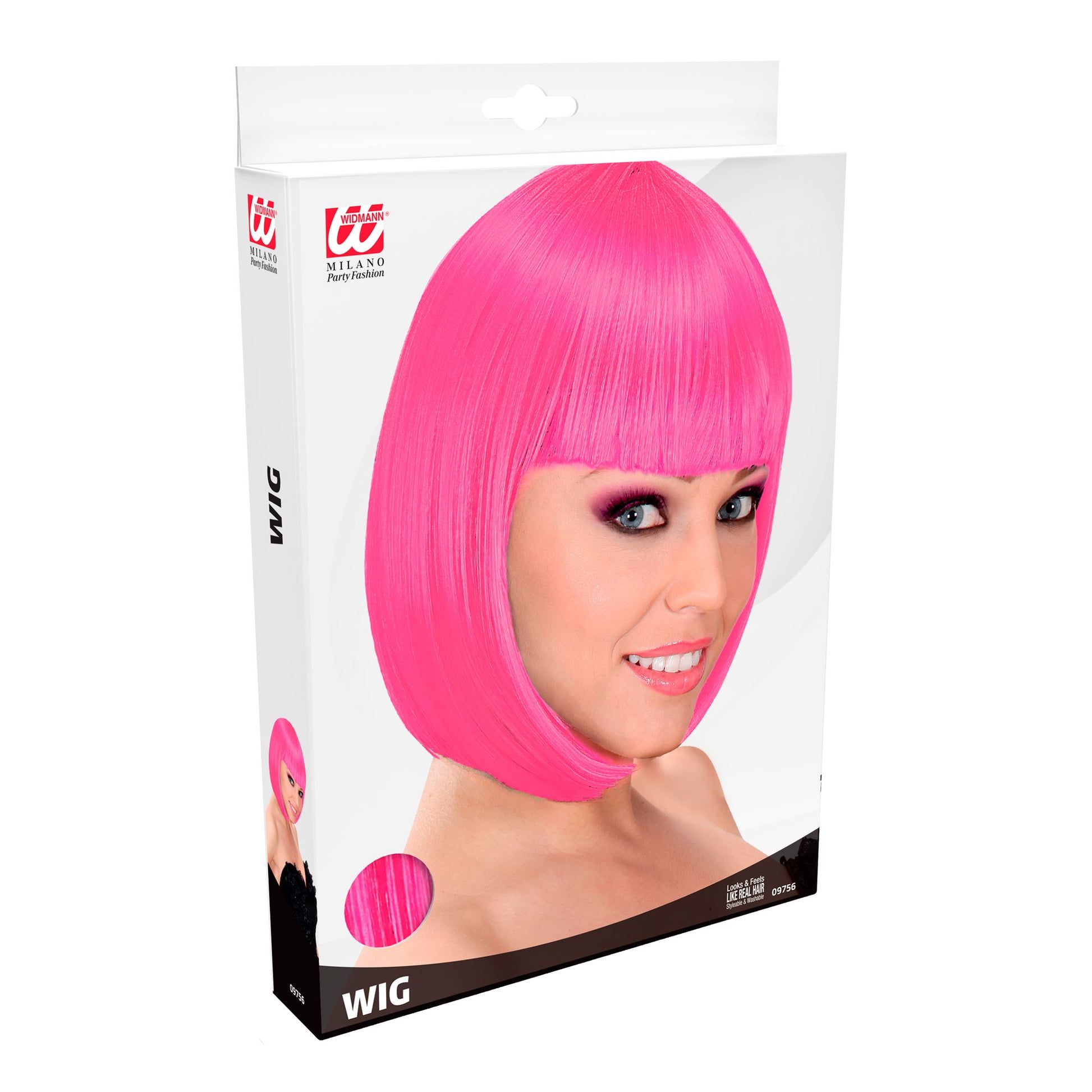 "PINKE LOU LOU PERÜCKE" in Box – Detailansicht