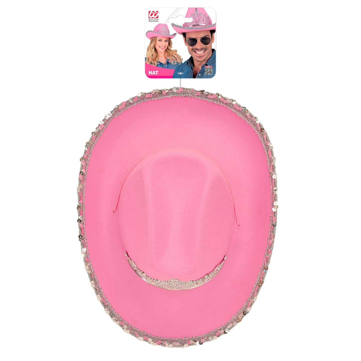"PINKER COWGIRL PARTYHUT MIT TIARA" – Detailansicht