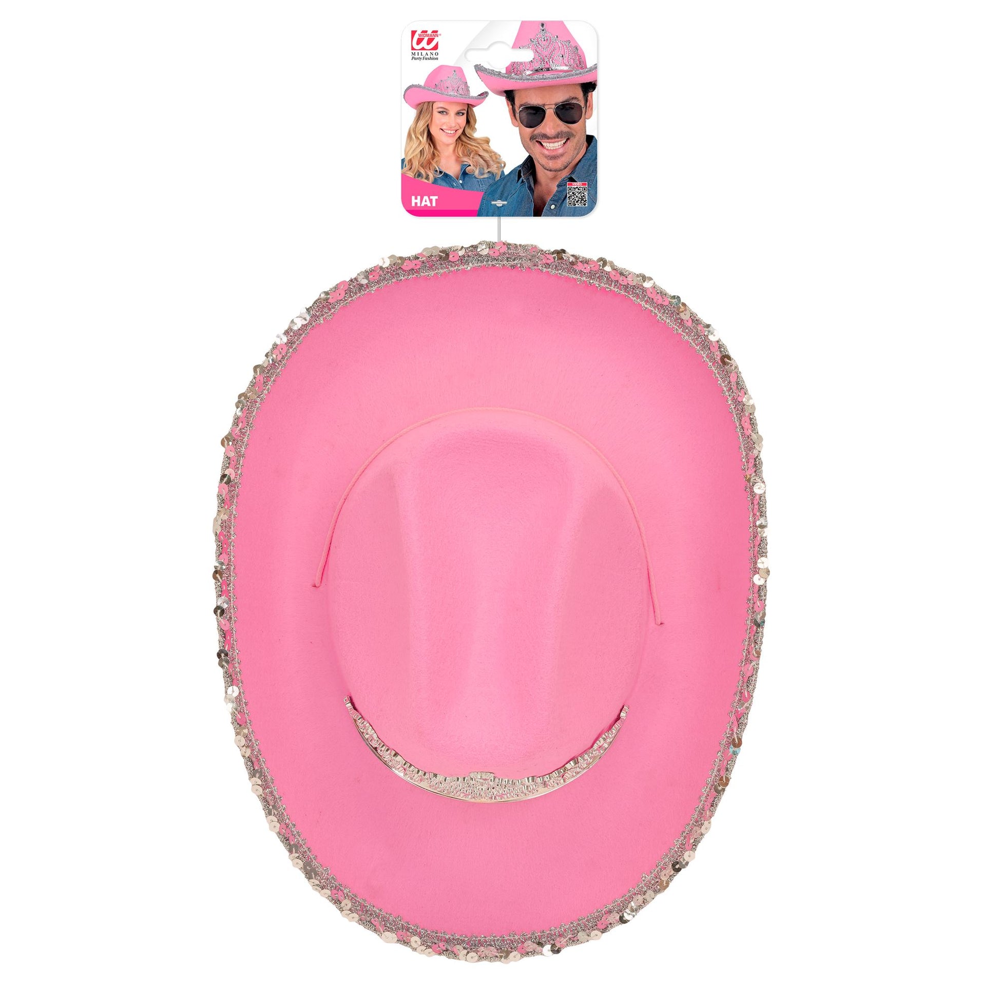 "PINKER COWGIRL PARTYHUT MIT TIARA" – Detailansicht