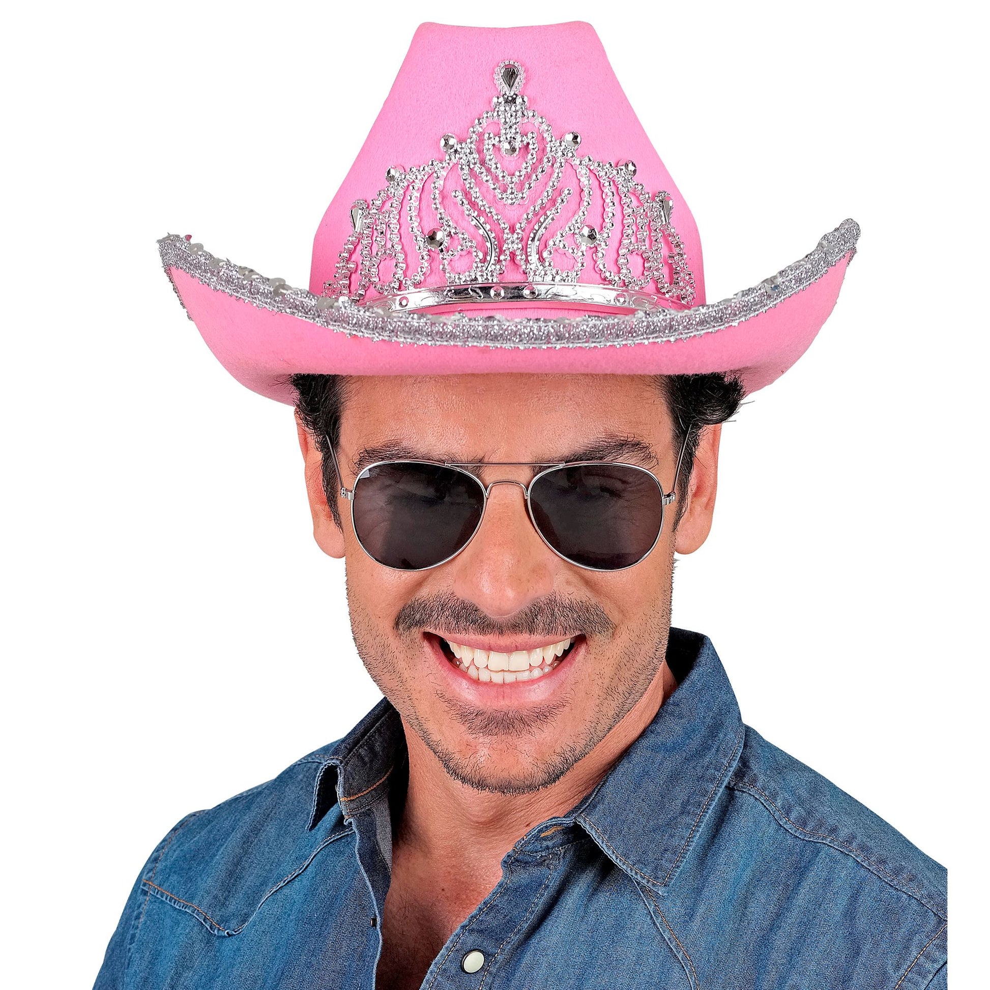 "PINKER COWGIRL PARTYHUT MIT TIARA" – Ansicht 4