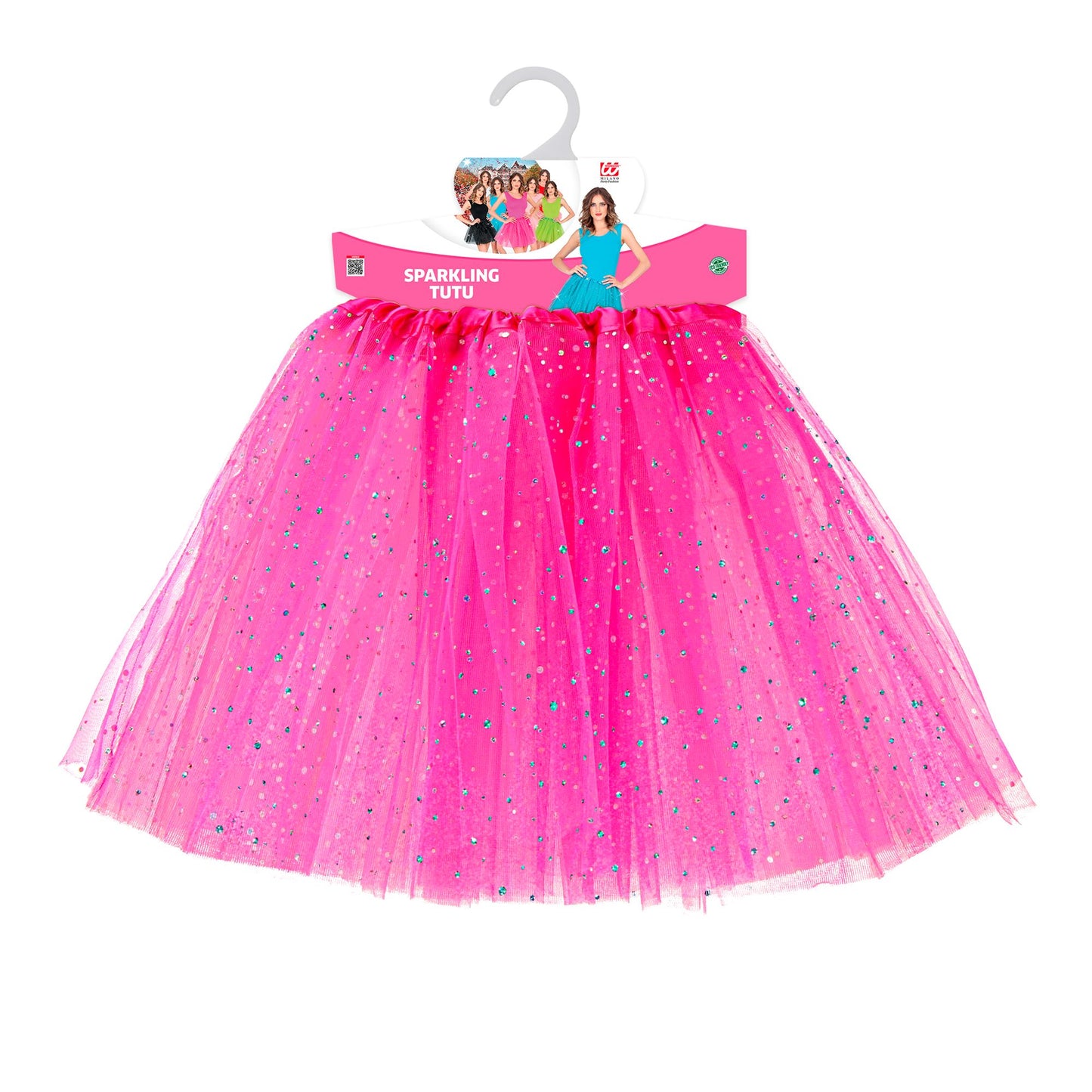 "PINKER GLITZERNDER TUTU" 40 cm – Ansicht 3
