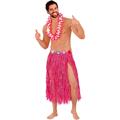 "PINKER HAWAII BASTROCK MIT BLUMENGÜRTEL" 80 cm - größenverstellbar – Ansicht 4
