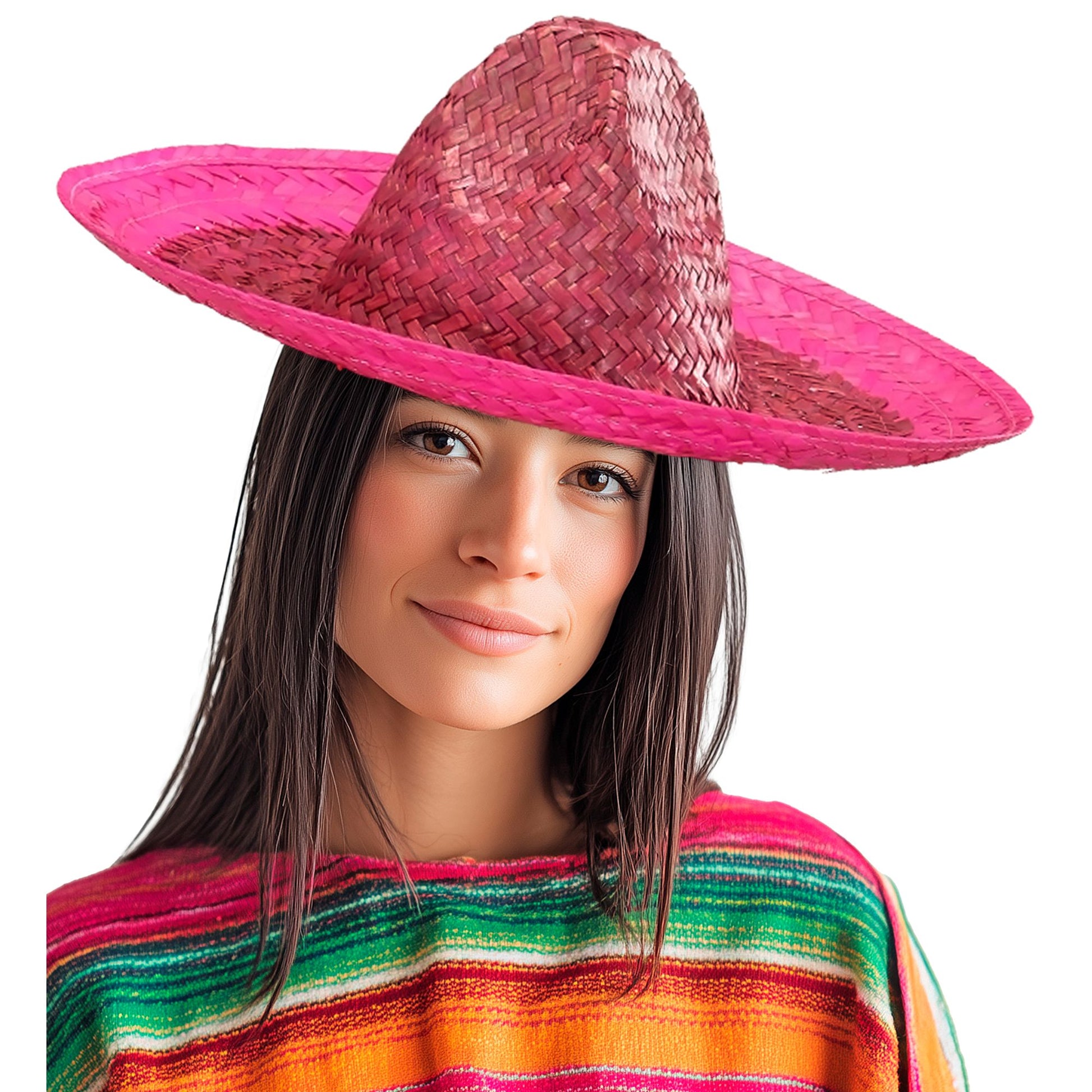 "PINKER SOMBRERO" 48 cm – Detailansicht