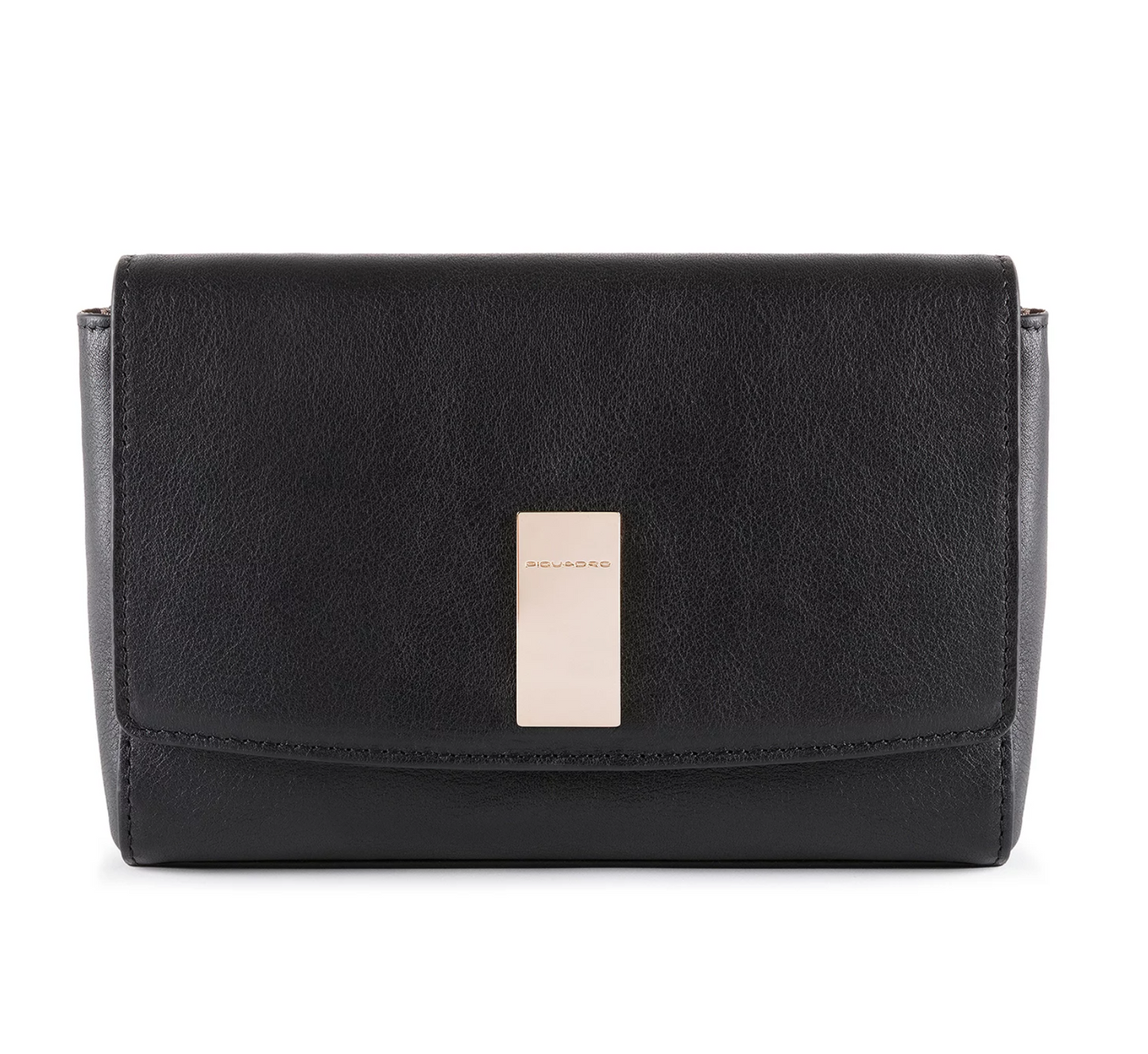 Piquadro, Dafne, Lederhandtasche, RFID-System, Schwarz, 19 cm