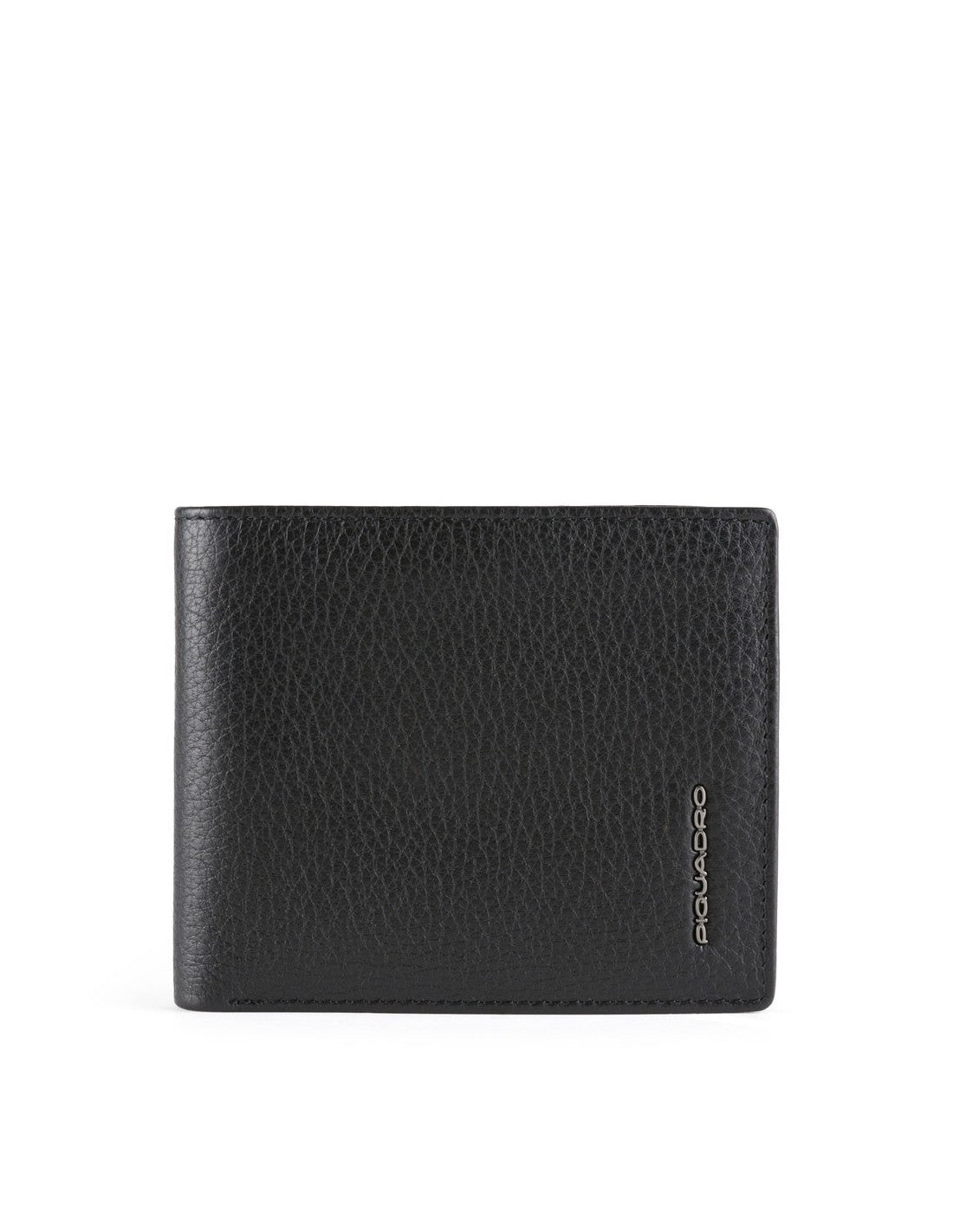 Piquadro, Piquadro, Lederbrieftasche, Mit Münzfach mit Reißverschluss, Schwarz, Für Männer