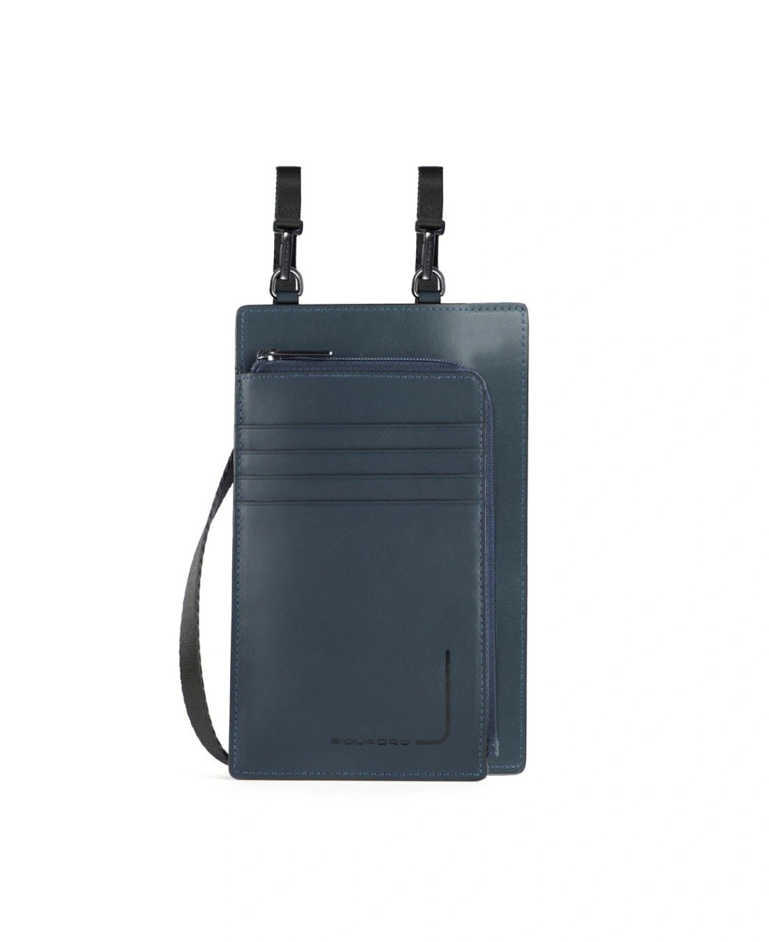 Piquadro Piquadro, Tasche, Leder-Umhängetasche, Blau, 11,5 x 19 x 2 cm, Für Männer Regular
