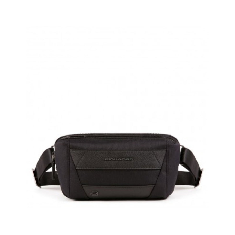 Piquadro Piquadro, Trakai, Ledergürteltasche, Schwarz, 27 x 14,5 x 7,5 cm, Für Männer Regular