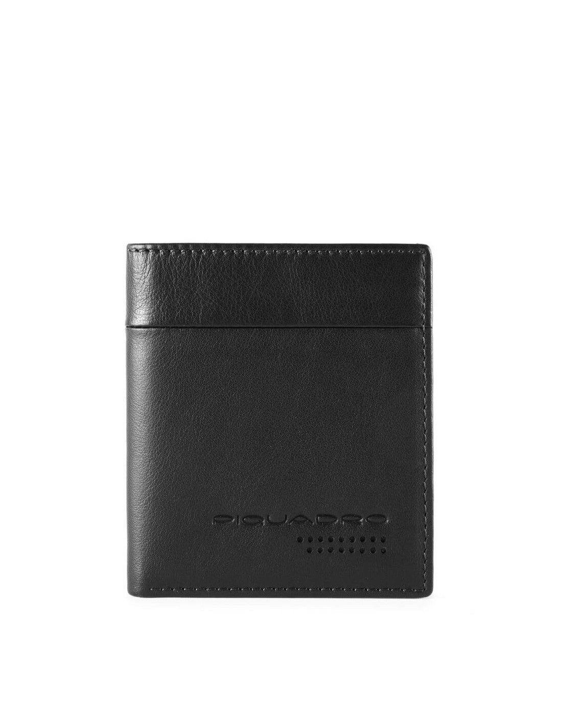 Piquadro, Urban, Lederbrieftasche, Kreditkartenetui, Schwarz, Für Männer