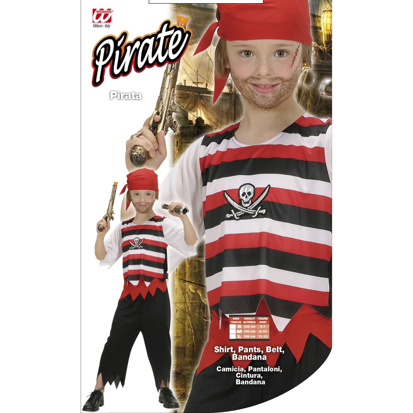"PIRAT" (Hemd, Hose, Gürtel, Kopftuch) – Ansicht 3
