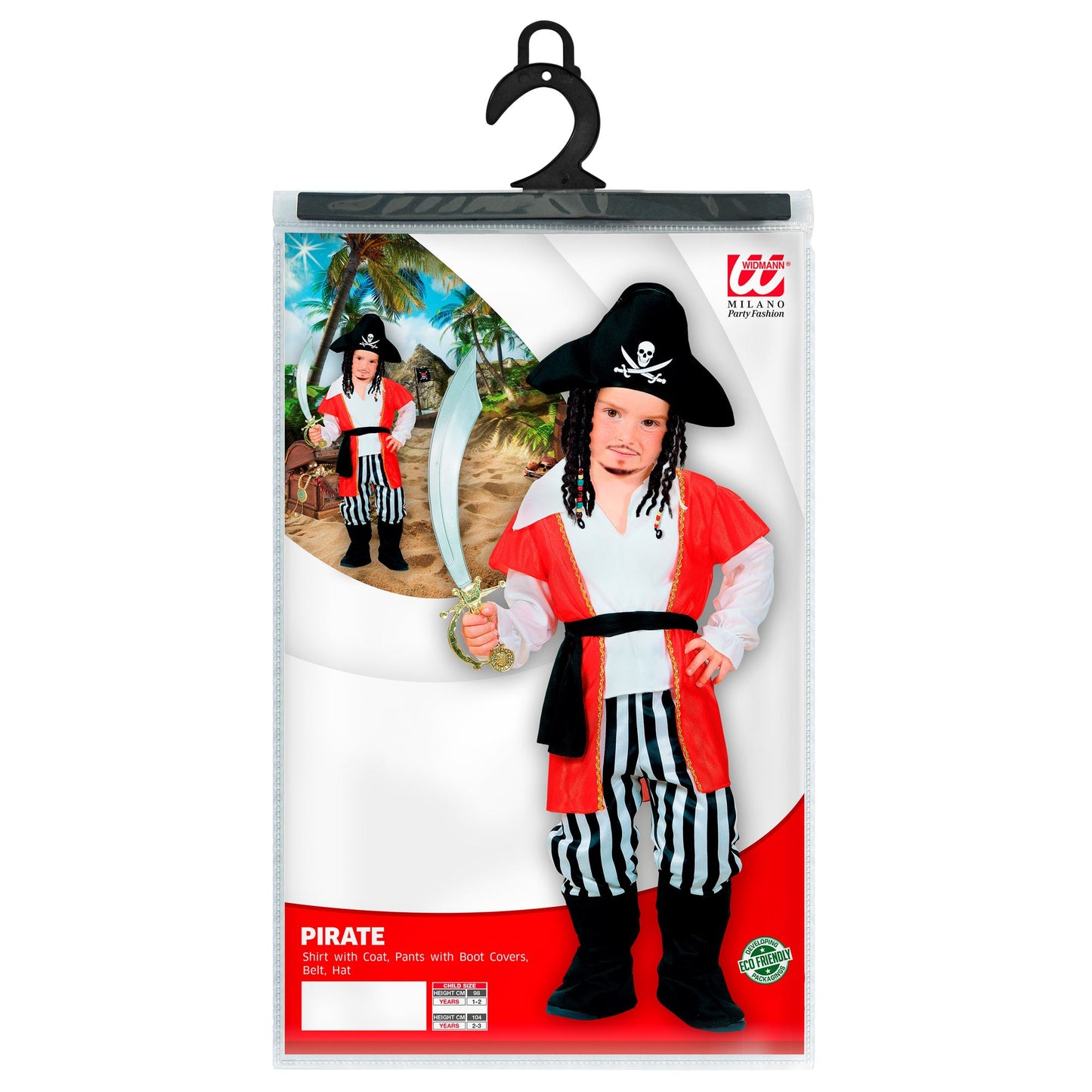 "PIRAT" (Hemd mit Coat, Hose mit Überstiefel, Gürtel, Hut) – Ansicht 3