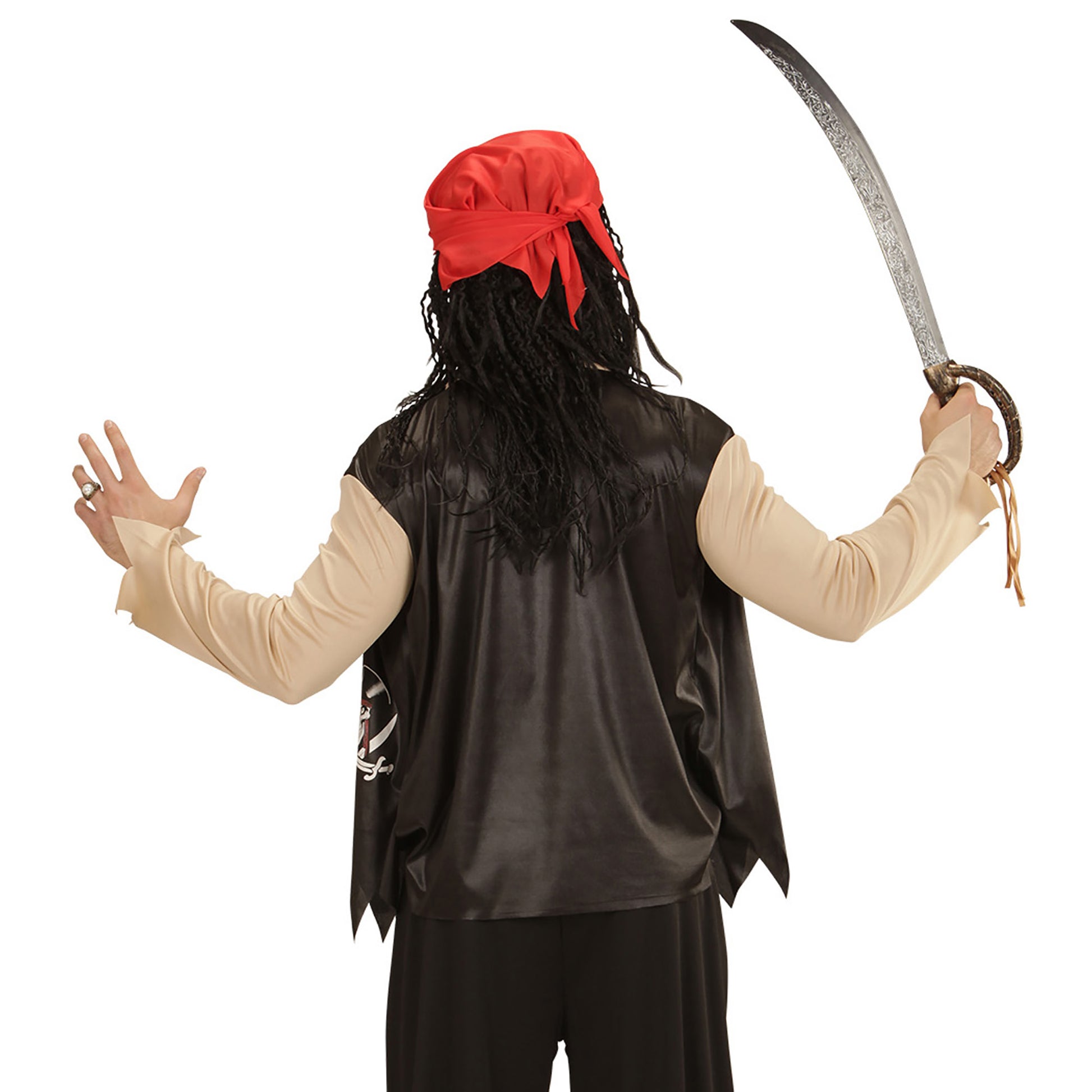 "PIRAT" (T-Shirt mit Weste, Bandana, Augenklappe) – Ansicht 4