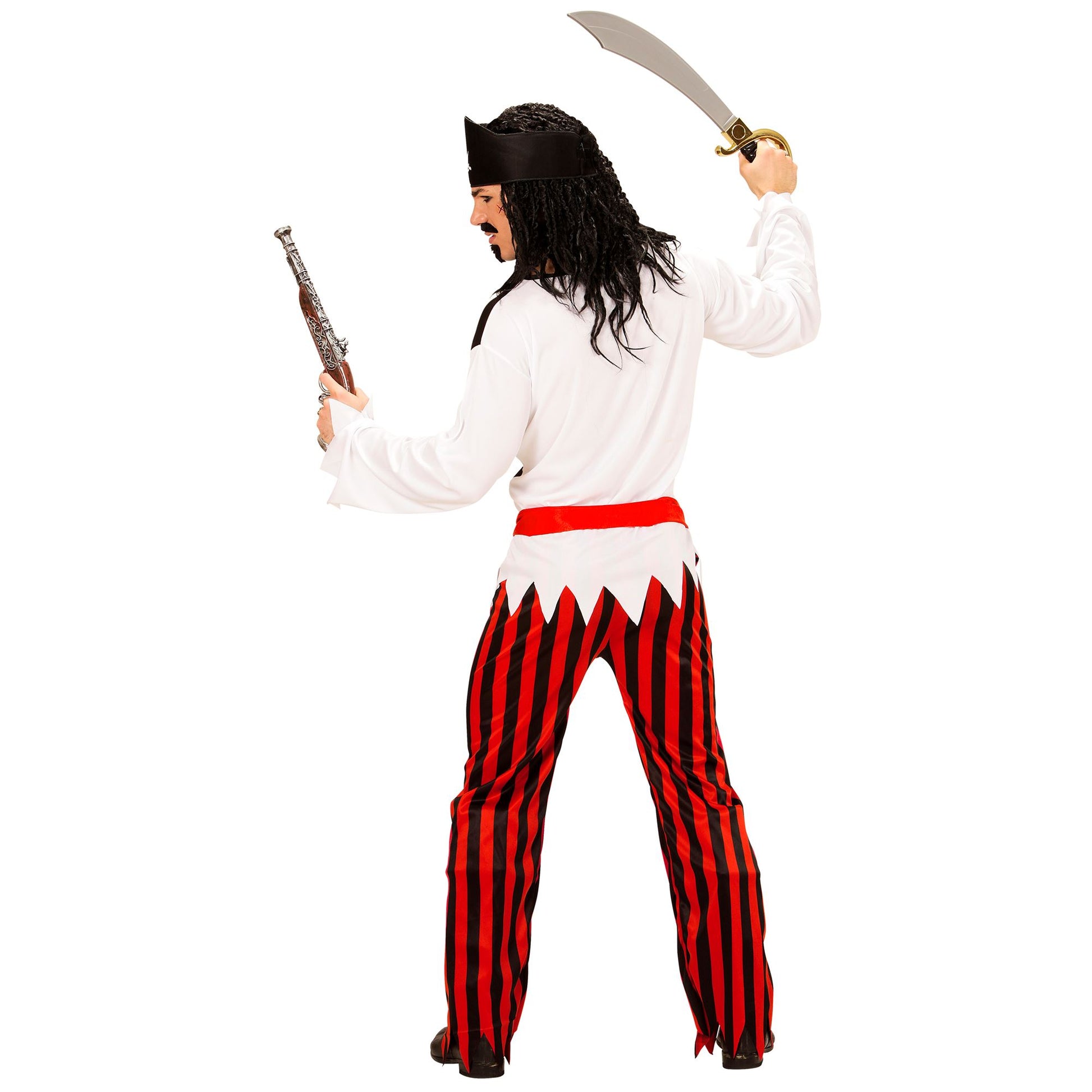 "PIRAT" (T-Shirt mit Weste, Hose, Gürtel, Stirnband) – Ansicht 3