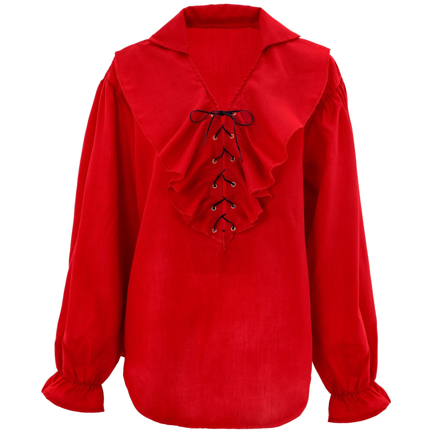 "PIRATEN/ RENAISSANCE BLUSE ROT" – Ansicht 4