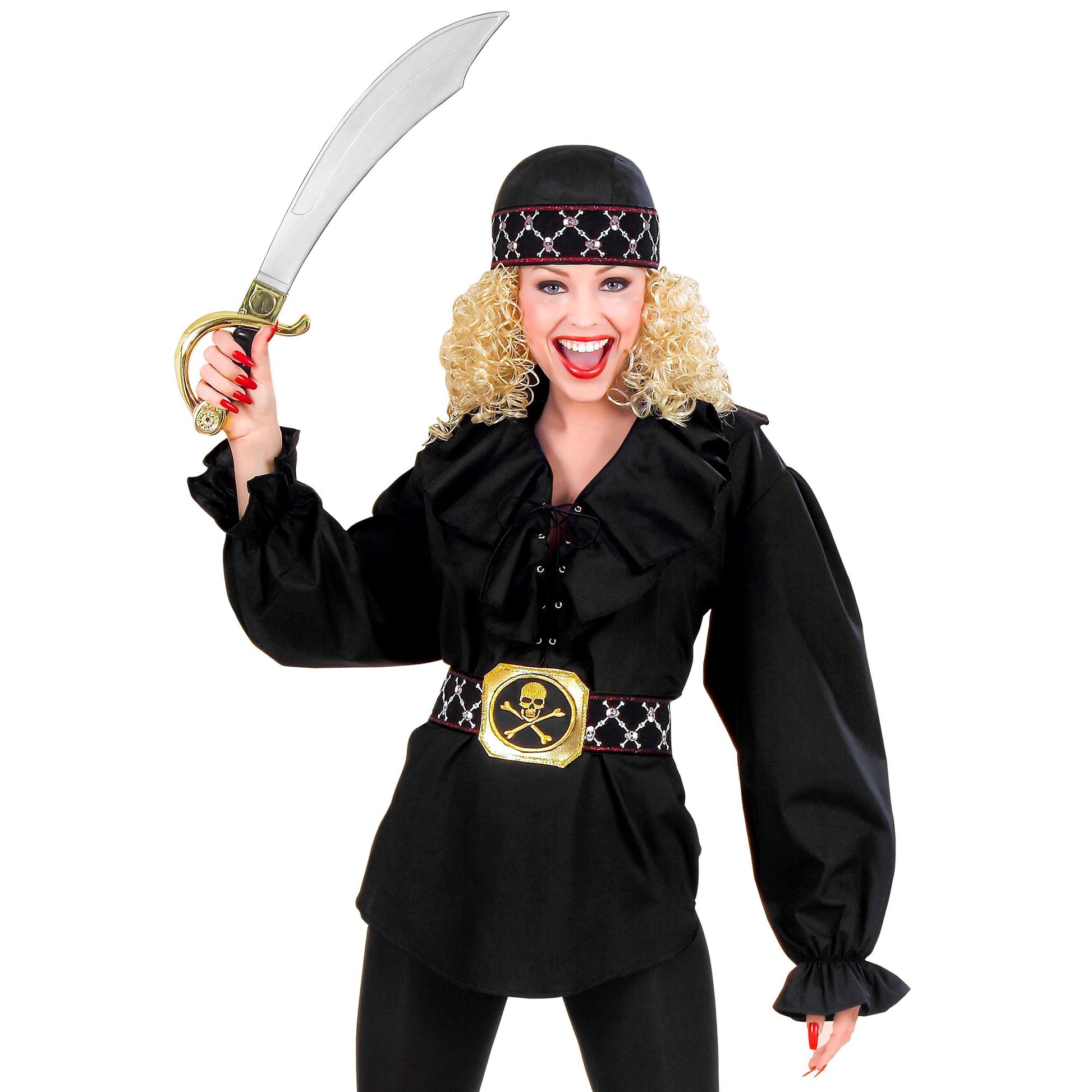 "PIRATEN/ RENAISSANCE BLUSE SCHWARZ" – Ansicht 3