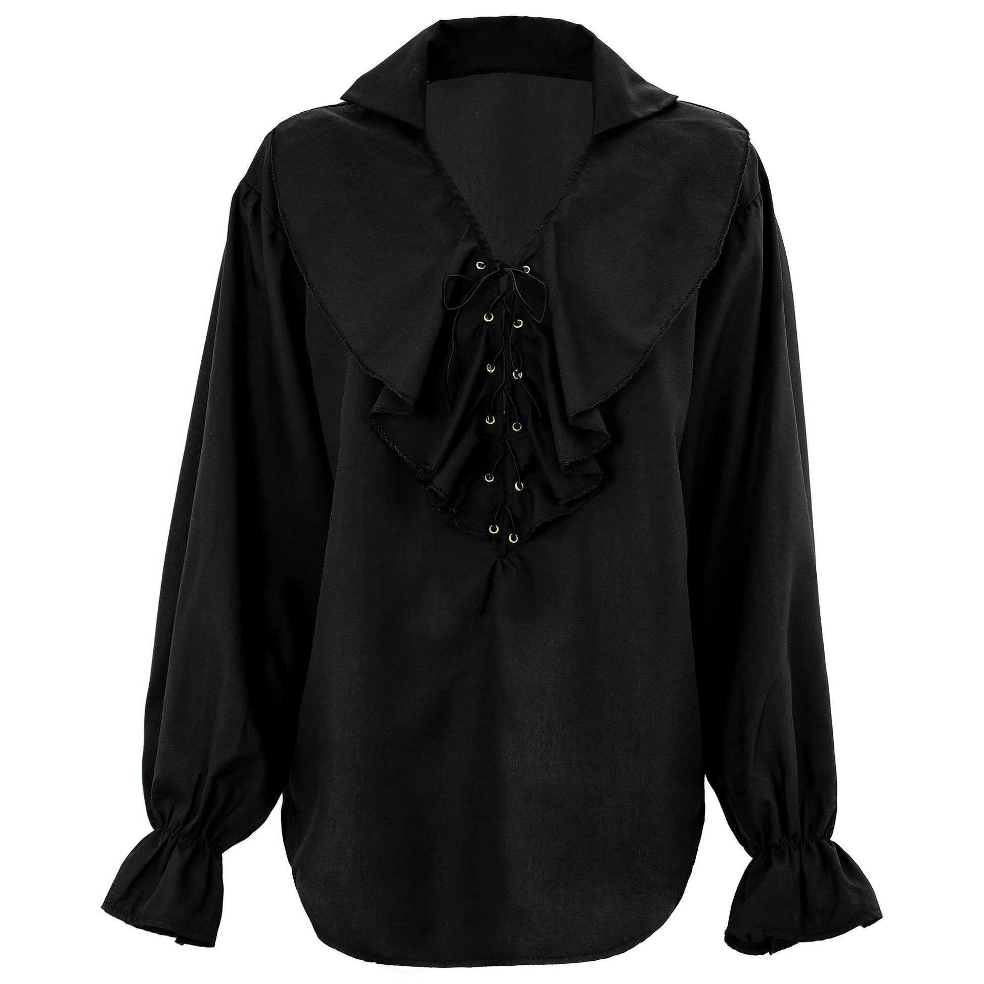 "PIRATEN/ RENAISSANCE BLUSE SCHWARZ" – Ansicht 4