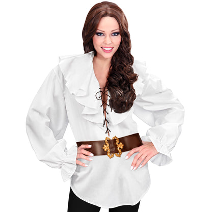 "PIRATEN/ RENAISSANCE BLUSE WEIß" – Detailansicht