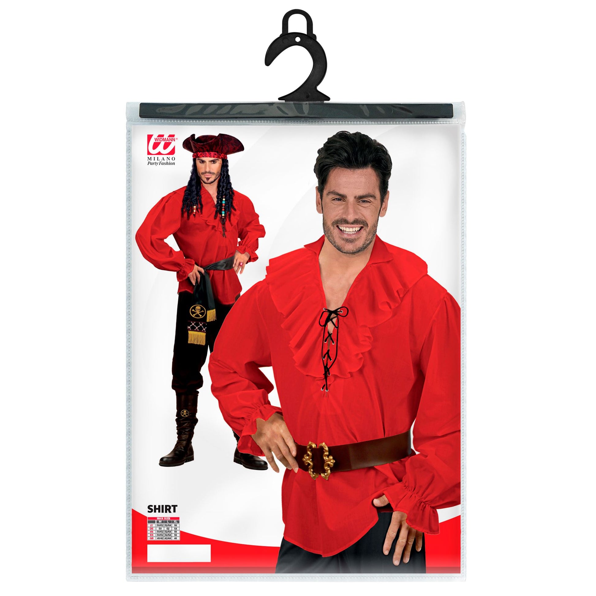 "PIRATEN/ RENAISSANCE HEMD ROT" – Ansicht 5