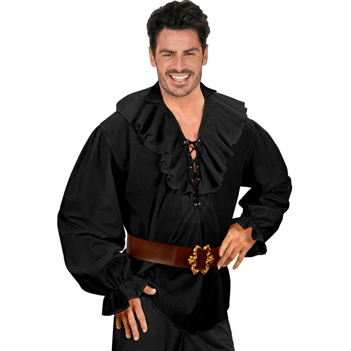 "PIRATEN/ RENAISSANCE HEMD SCHWARZ" – Ansicht 3