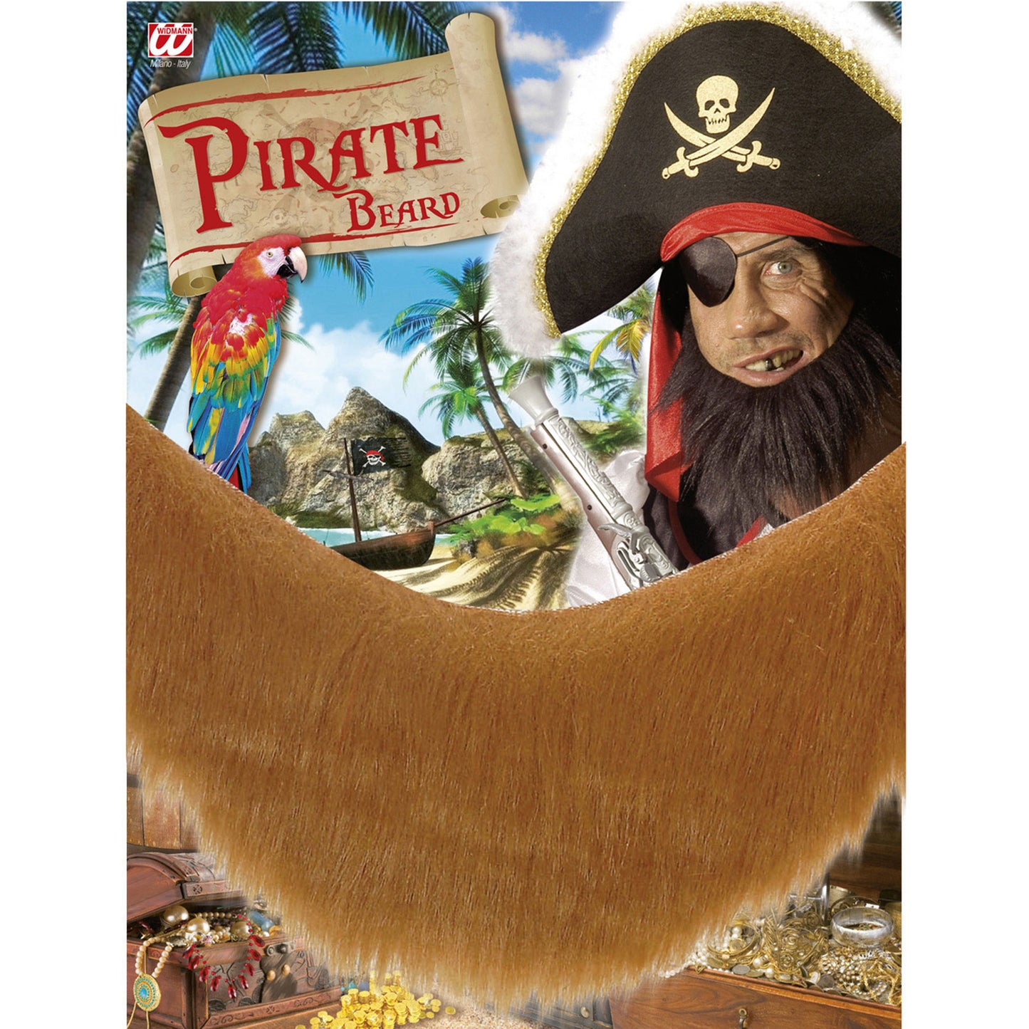 "PIRATENBART" in 2 Farben sort – Ansicht 4